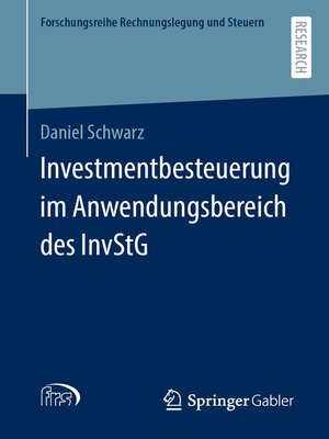 cover image of Investmentbesteuerung im Anwendungsbereich des InvStG